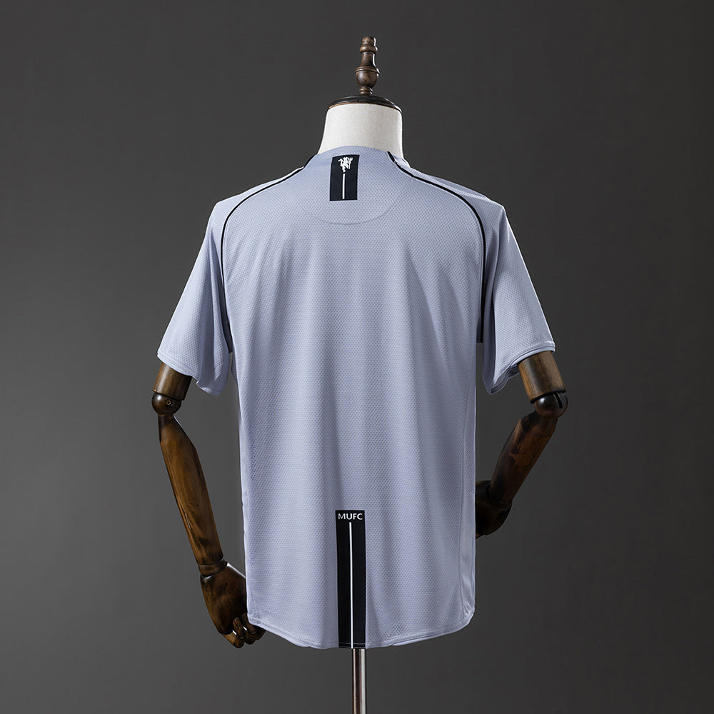 Manchester United Jersey 2007/08 Grey Goalkeepe Retro Kit