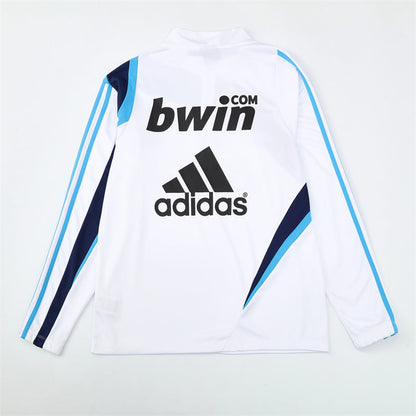 Retro Real Madrid Training Tracksuits 2009-10 Football Kit Soccer Jersey