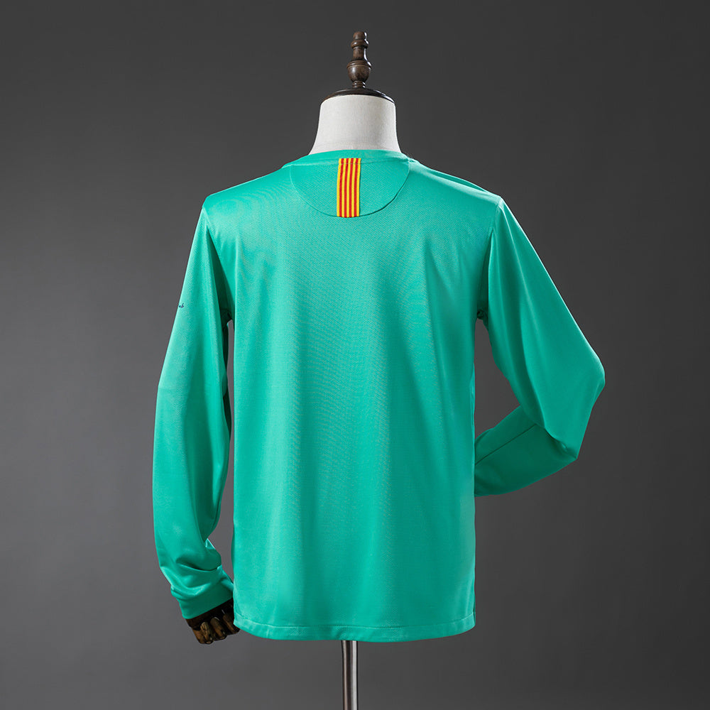 Barcelona Jersey 2010-11 Away Retro Football Kit Long Sleeves