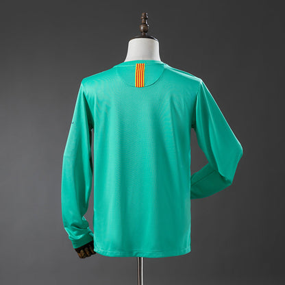 Barcelona Jersey 2010-11 Away Retro Football Kit Long Sleeves