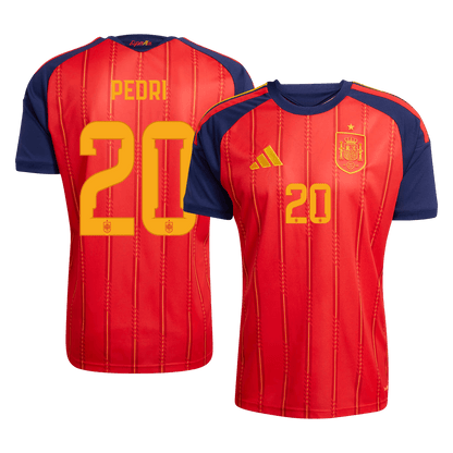 PEDRI #20 Mens Spain World Cup Home Jersey 2026 [PREMIUM]