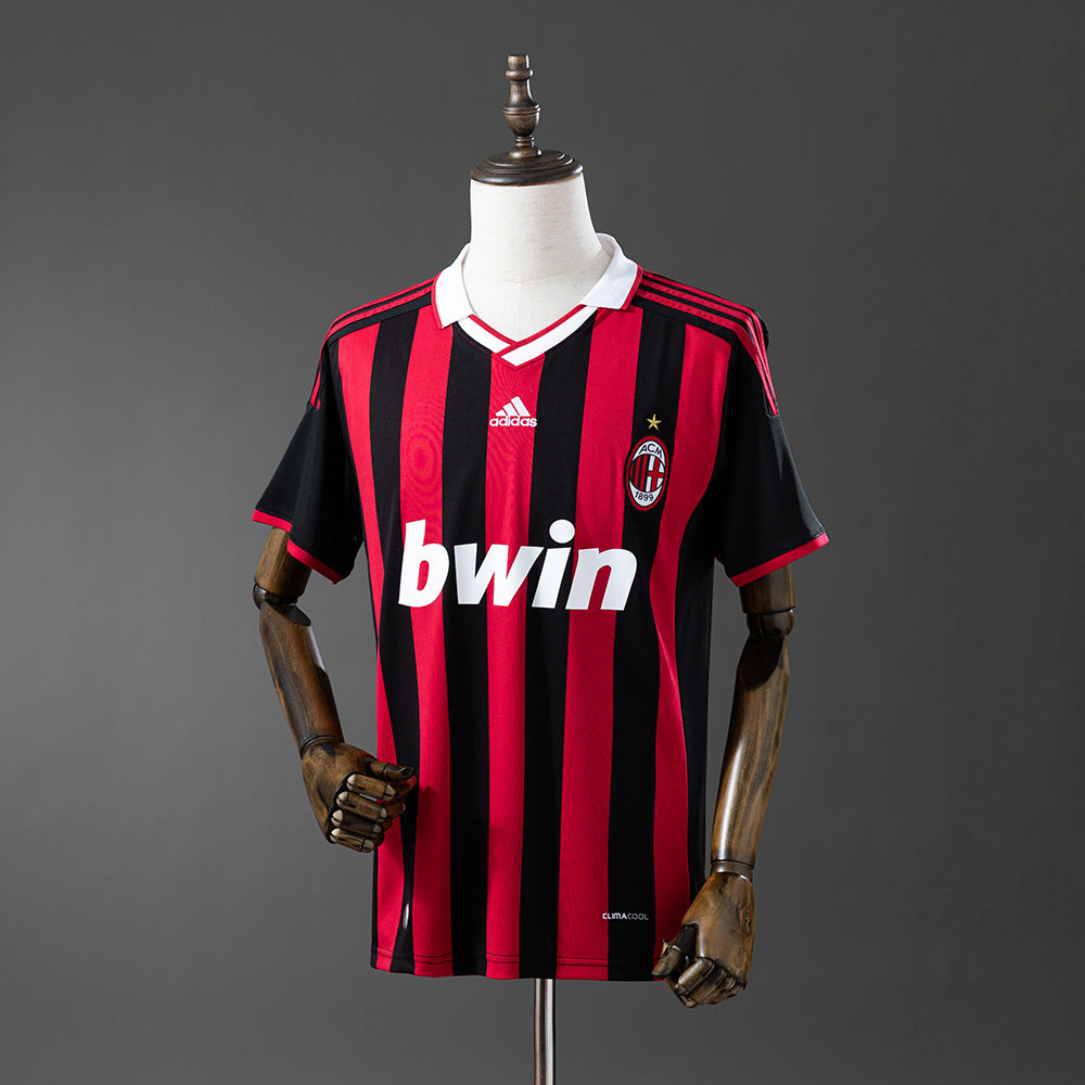 AC Milan Jersey 2009/10 Home Retro Football Kit
