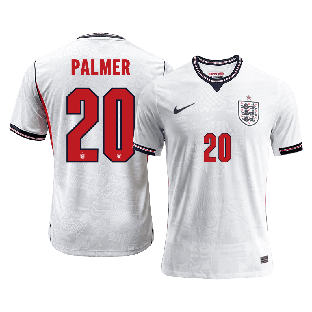PALMER #20 Mens England World Cup Home Jersey 2026 - Player Version (Slim Fit)