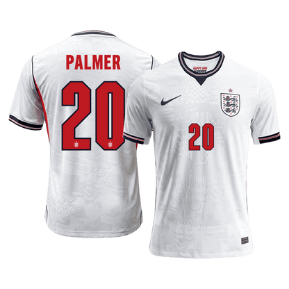 PALMER #20 Mens England World Cup Home Jersey 2026 - Player Version (Slim Fit)