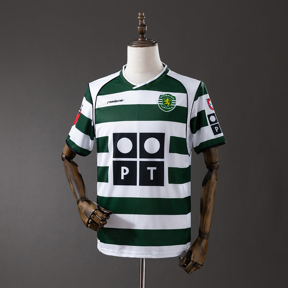 Sporting CP Jersey 2001/03 Home Retro Football Kit