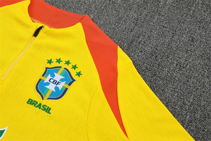 Player Version Brazil Training Tracksuits 25/26 Football Kit Soccer Jersey