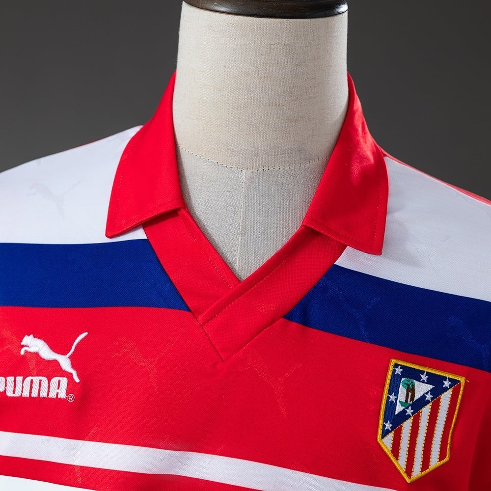 Atletico Madrid Away Jersey 1990-1993 Retro Football Kit Soccer Shirt