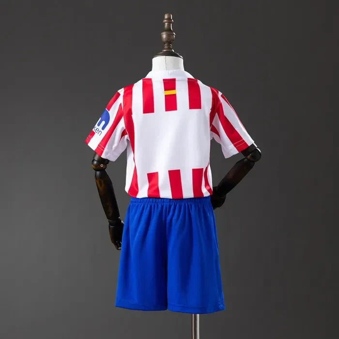 Kids Atletico Madrid Jersey 25/26 Home Football Kit