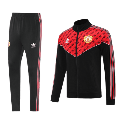 Manchester United 2025/26 Red&Black Training Tracksuit Kit (Top+Pants)