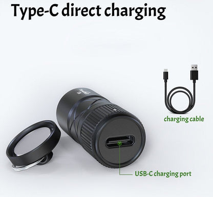 EDC Flashlight – Mini Magnetic LED with Direct Charging for Desk Breaks, Collecting