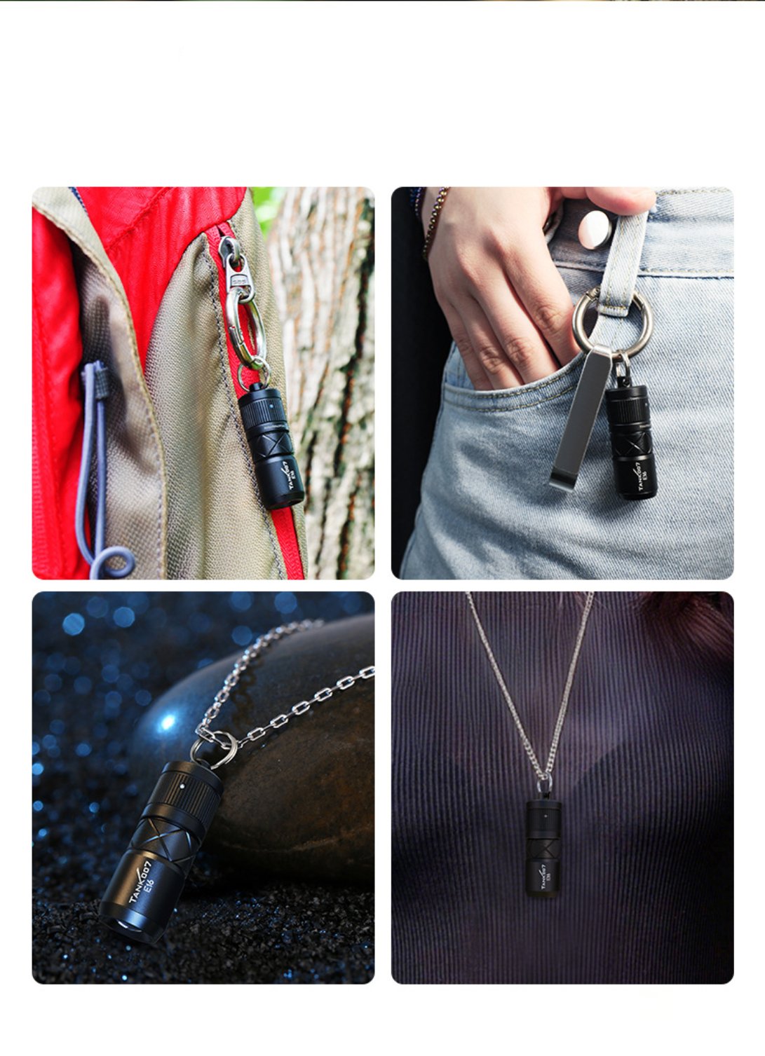 EDC Flashlight – Mini Magnetic LED with Direct Charging for Desk Breaks, Collecting