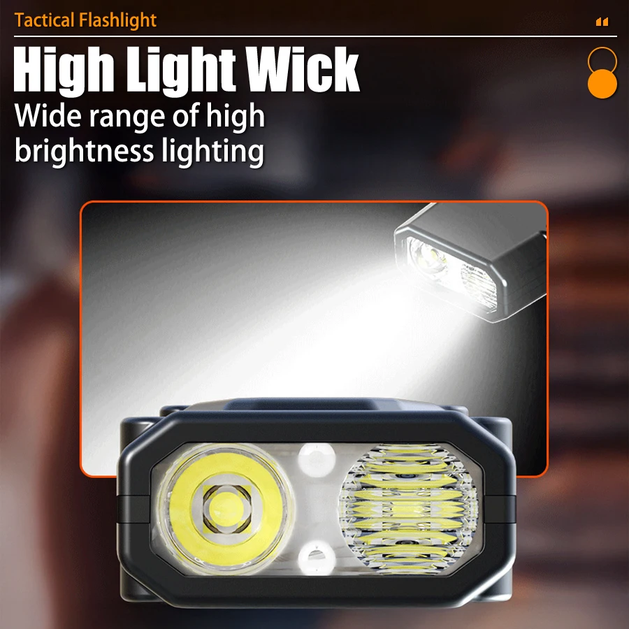 EDC Flashlight – NightGuard Tactical Edge Rechargeable with 1300 Lumen Flat