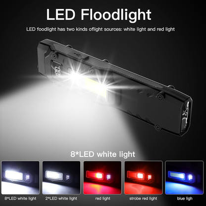 EDC Flashlight – NightGuard Tactical Edge Rechargeable with 1300 Lumen Flat
