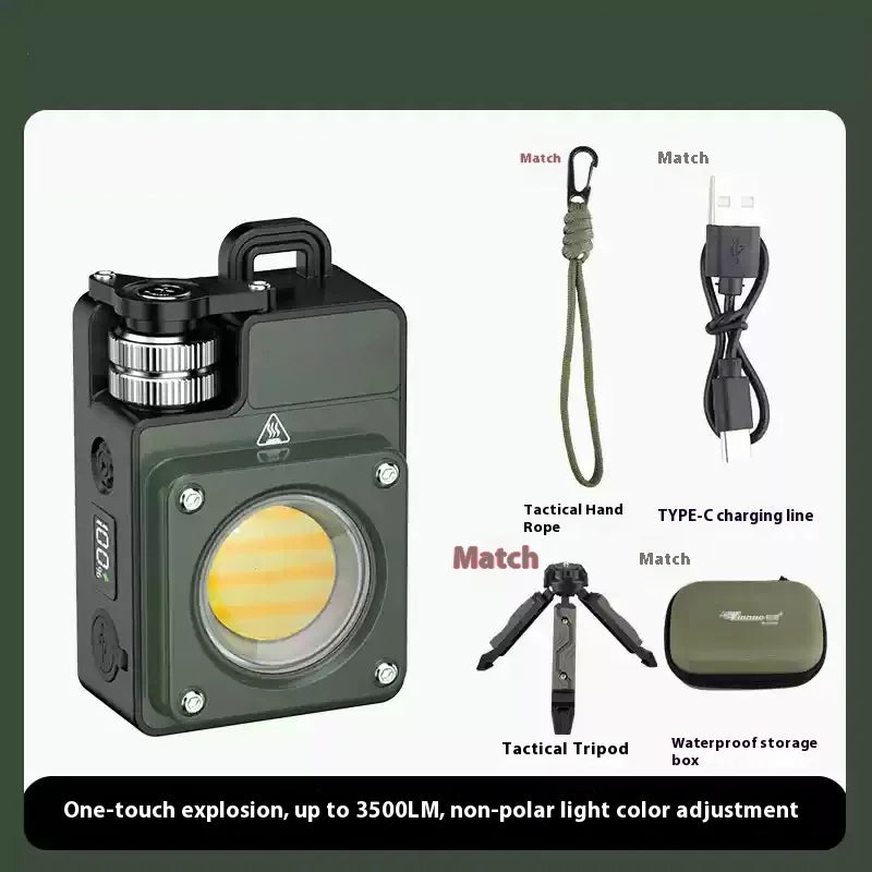 EDC Flashlight – NovaFlare Camp LED with 3500LM Rechargeable 5-Mode Lantern