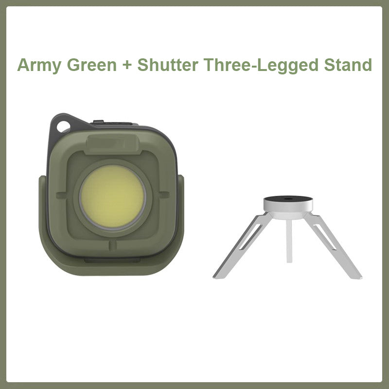 EDC Flashlight – RuggedCompass Keylight with 500LM Rotating Keychain with 4 Color Temps