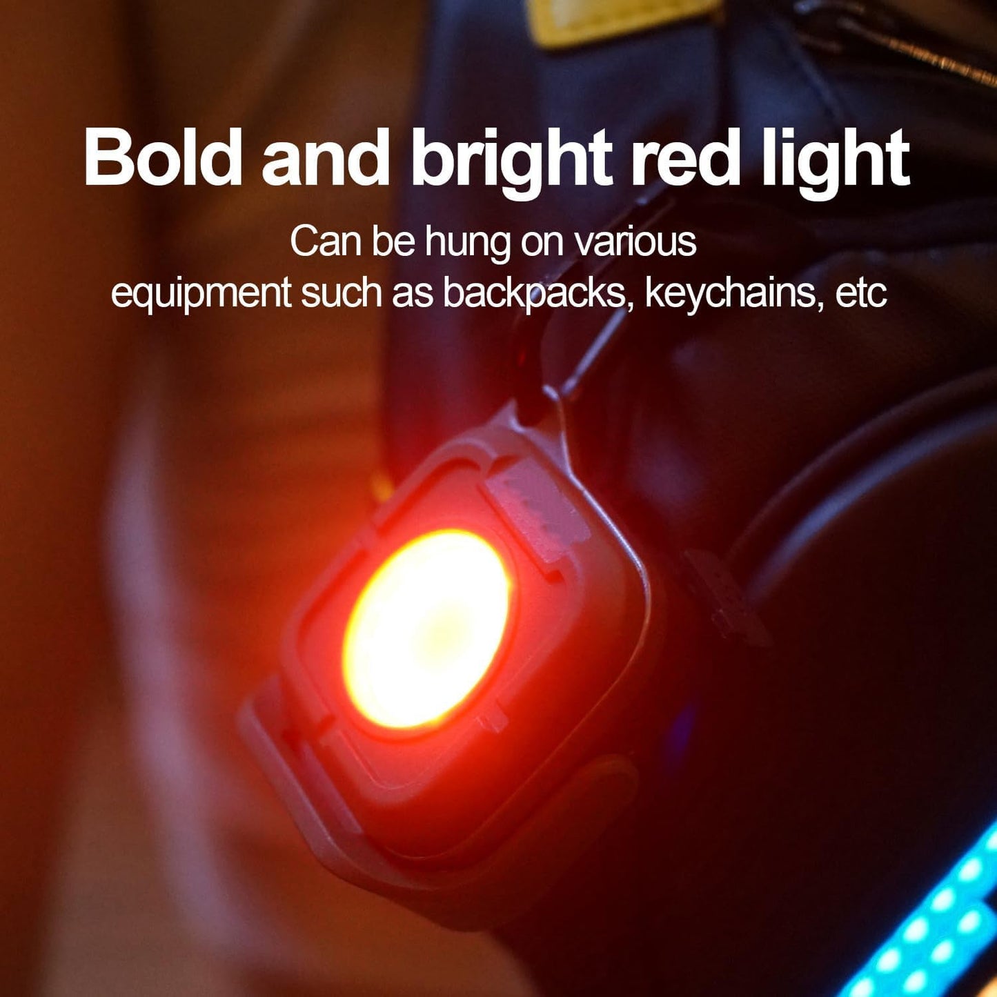 EDC Flashlight – RuggedCompass Keylight with 500LM Rotating Keychain with 4 Color Temps