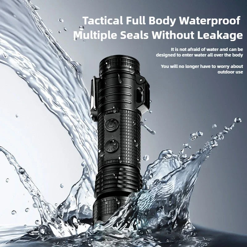 EDC Flashlight – Triple-Thunder Dual Arc Plasma Lighter & LED