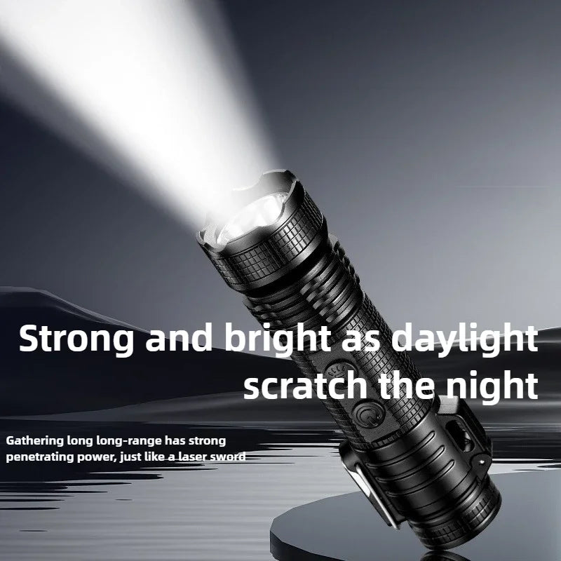 EDC Flashlight – Triple-Thunder Dual Arc Plasma Lighter & LED