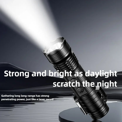 EDC Flashlight – Triple-Thunder Dual Arc Plasma Lighter & LED