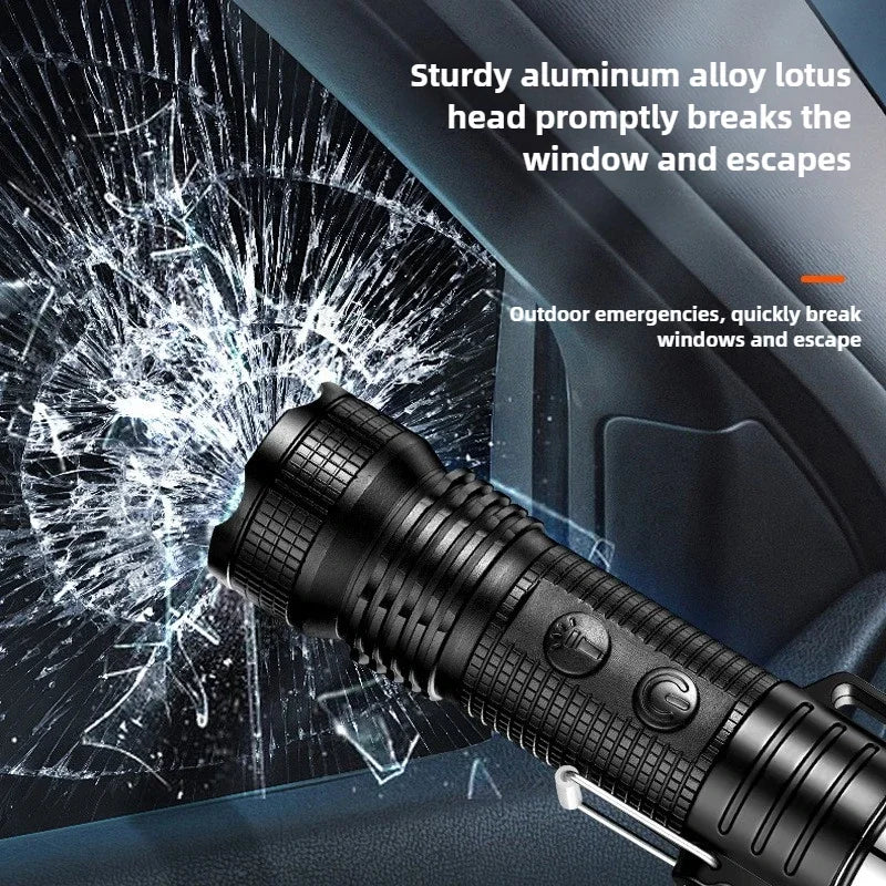 EDC Flashlight – Triple-Thunder Dual Arc Plasma Lighter & LED
