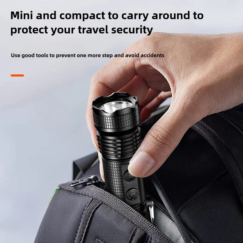 EDC Flashlight – Triple-Thunder Dual Arc Plasma Lighter & LED