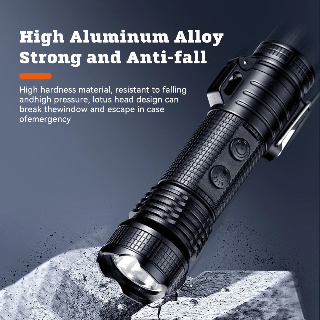 EDC Flashlight – Triple-Thunder Dual Arc Plasma Lighter & LED