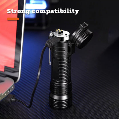EDC Flashlight – Triple-Thunder Dual Arc Plasma Lighter & LED