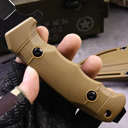 EDC Knife – TrailForge Multi-Tool Survival with Fire Starter & Tool Card Set