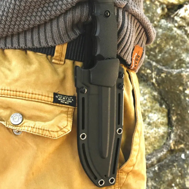 EDC Knife – TrailForge Multi-Tool Survival with Fire Starter & Tool Card Set