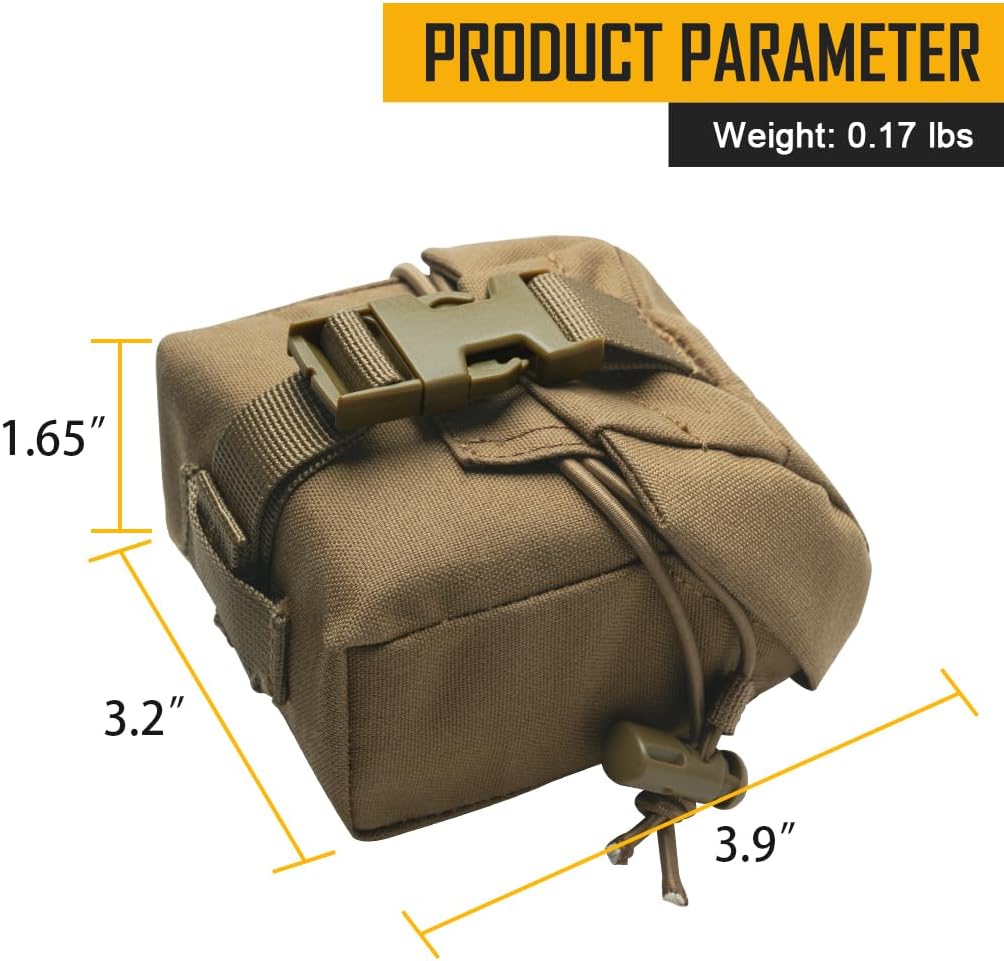 EDC Multi-Tool – QuadSecure Tactical Utility Pouch with MOLLE Compatible - Organizer