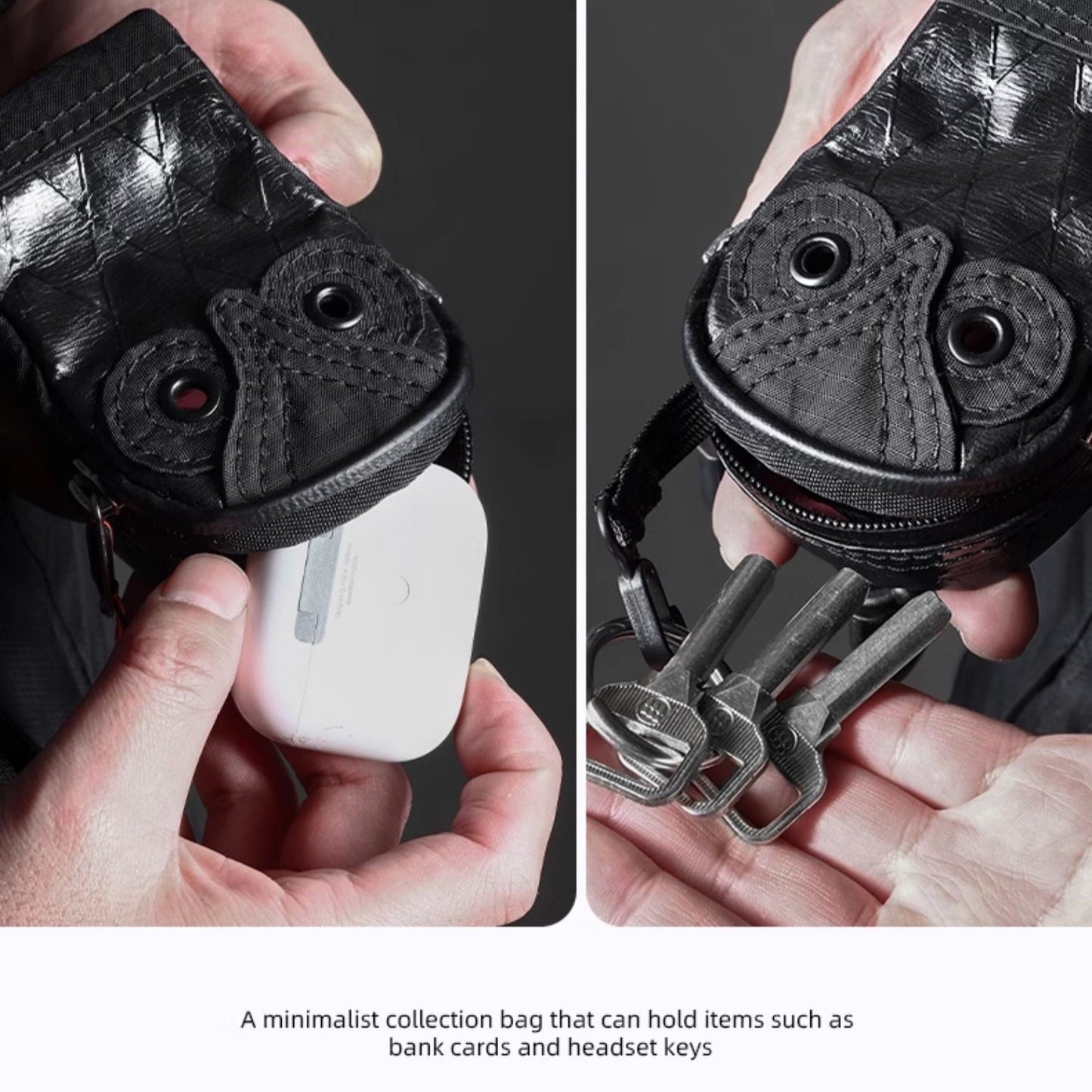 EDC Organizers – Owl Mini Pouch Multi-Functional with X-PAC Key & Coin Holder