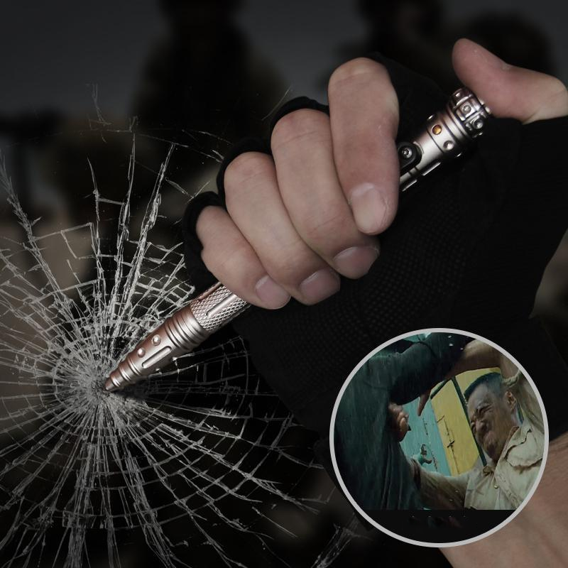EDC Tactical Pen – SpinStrike 9-in-1 Multi-Functional with Heavy-Duty