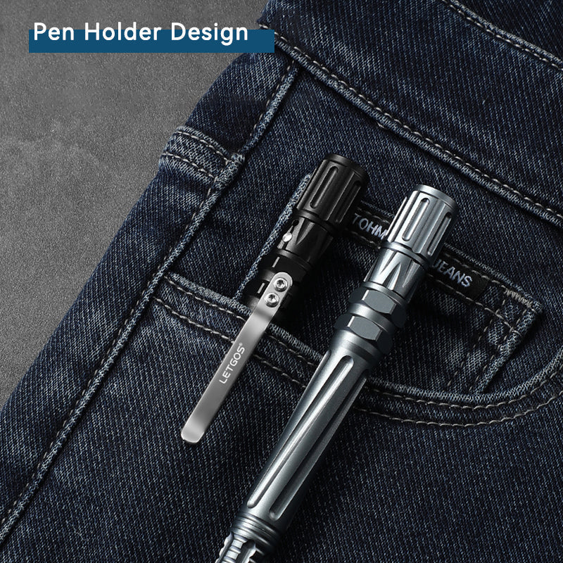 EDC Tactical Pen – USB Rechargeable Lighter Tungsten Tip Firestarter Self Defense