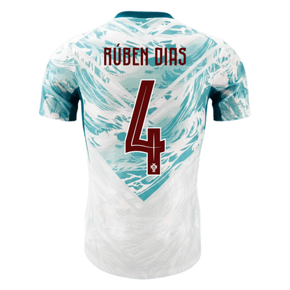 RÚBEN DIAS #4 Mens Portugal World Cup Away Jersey 2026 - Player Version (Slim Fit)