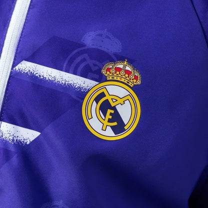 Real Madrid Windbreaker 2025/26 Reversible Football Kit