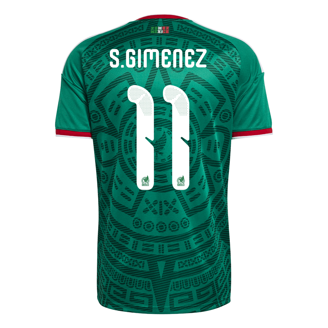 S.GIMENEZ #11 Mens Mexico World Cup Home Jersey 2026 [PREMIUM]