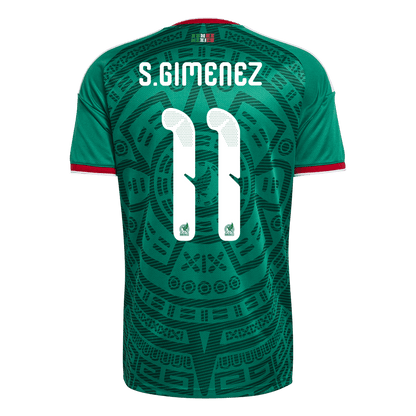 S.GIMENEZ #11 Mens Mexico World Cup Home Jersey 2026 [PREMIUM]