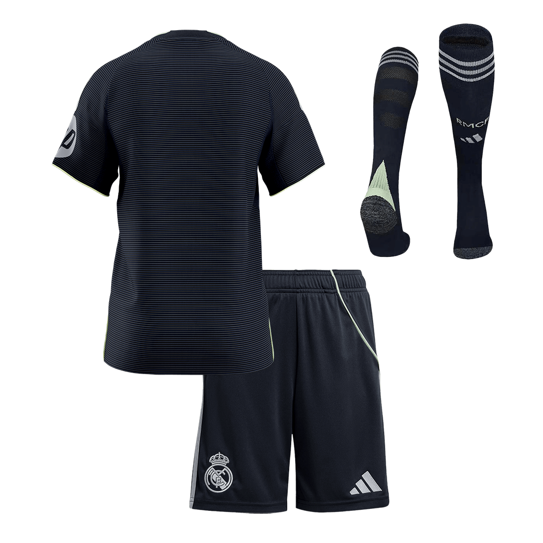 Kids Real Madrid Away Full Kit 2025/26 [PREMIUM]