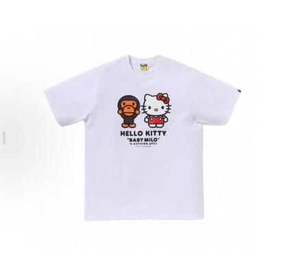 Bape tee shirts 100% cotton hello kitty men tee shirts