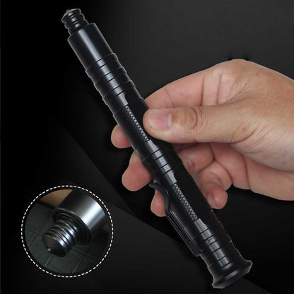 Expandable Steel Baton – Telescopic Self-Defense for Desk Breaks, Collecting, And Tactile