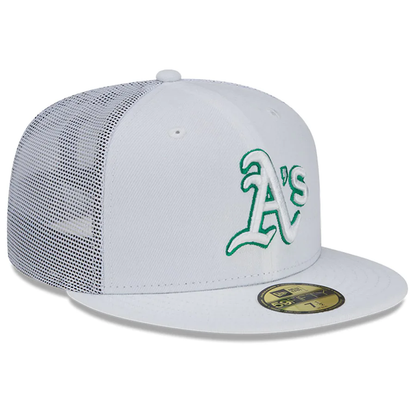 New Era Oakland Athletics  2022 Batting Practice 59FIFTY Fitted Hat - White
