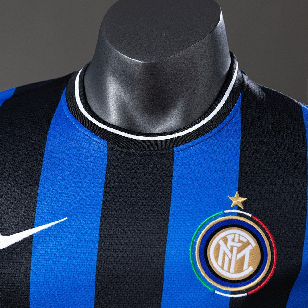 Inter Milan Jersey 2009-10 Home Retro Football Kit Player Version
