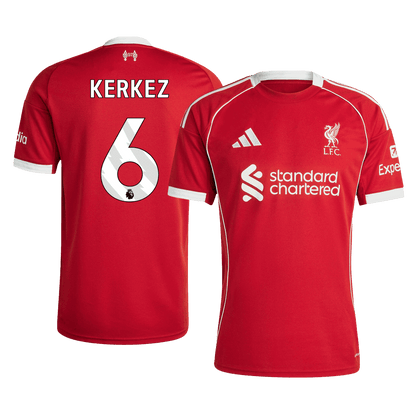 KERKEZ #6 Mens Liverpool Home Jersey 2025/26