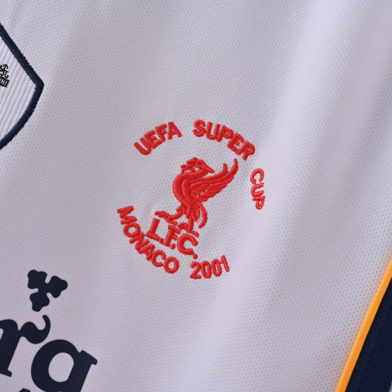 Retro Liverpool Away Jersey 2001-02 Football Kit Soccer Jersey