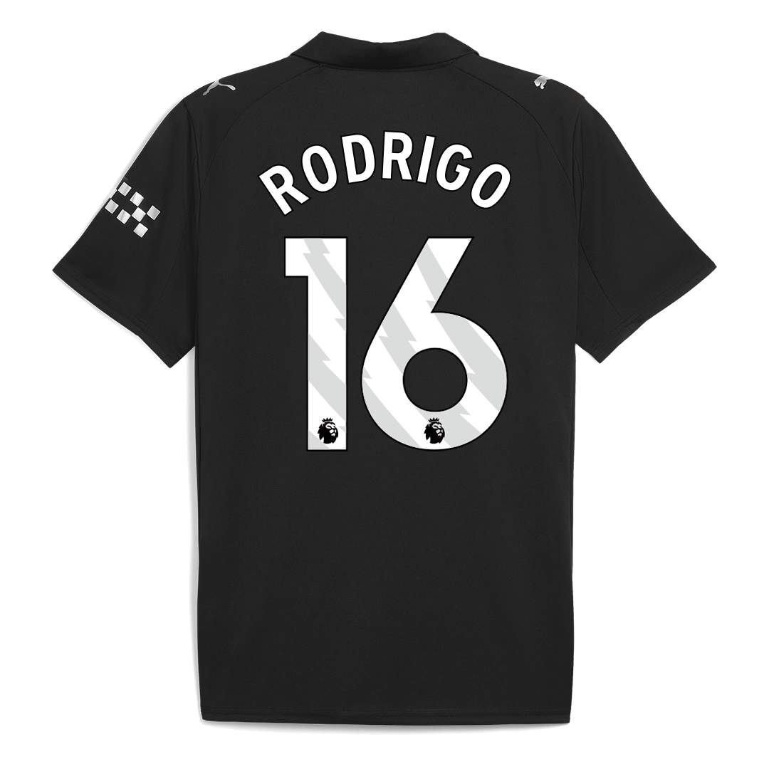 RODRIGO #16 Mens Manchester City Away Jersey 2025/26