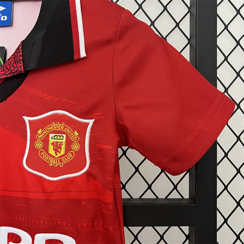 Retro Kids Manchester United Home Jersey 94/96