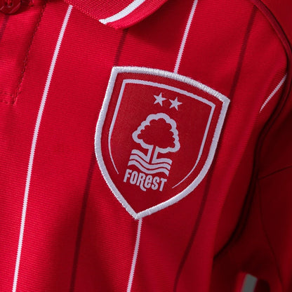 Kids Nottingham Forest Jersey 2025/26 Home Football Kit