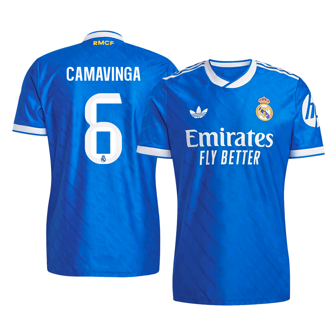 CAMAVINGA #6 Mens Real Madrid Third Jersey 2025/26 - Player Version (Slim Fit)