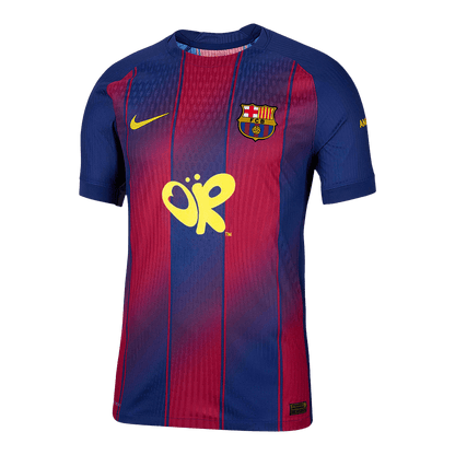 Mens Barcelona Home Jersey 2025/26 - Player Version (Slim Fit)