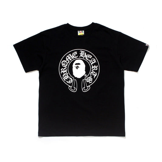 D031 Gothic Circle Graphic T-Shirt - Black